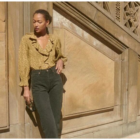 Doen XXL hardy top in gold winter meadow - Picture 3 of 6